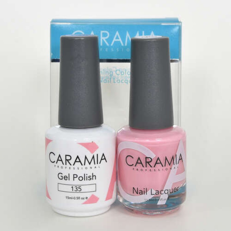 #135 Caramia Gel Polish & Nail Lacquer 0.5oz